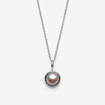 Collier avec perle rose - Perle d'eau douce naturelle - Lidia