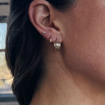 Dare – Anneaux en or pour oreille faits à la main - Lidia