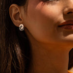 boucles d’oreilles infini en argent faites au Québec