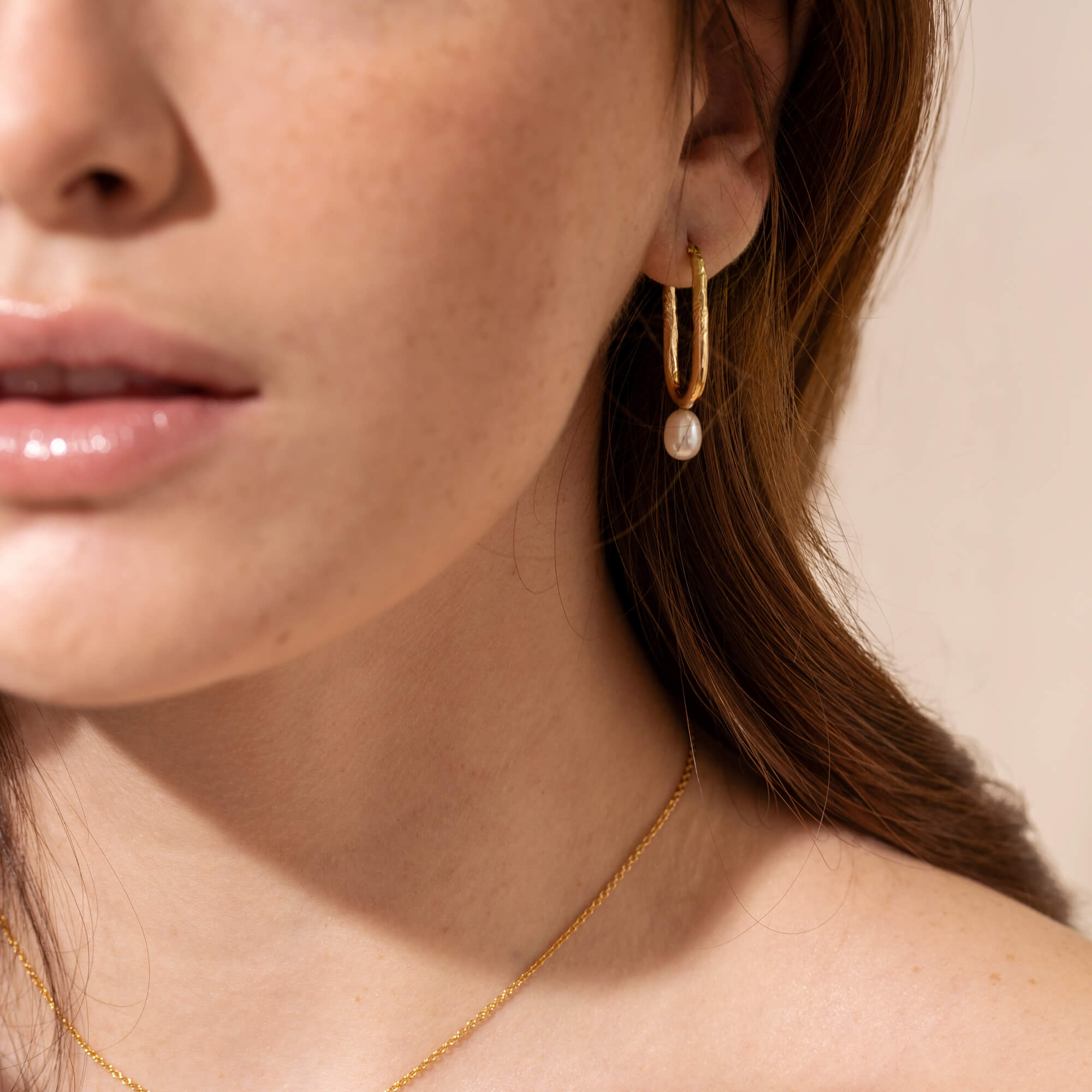 Irma - Boucles d'oreilles minimalistes ovales - Lidia