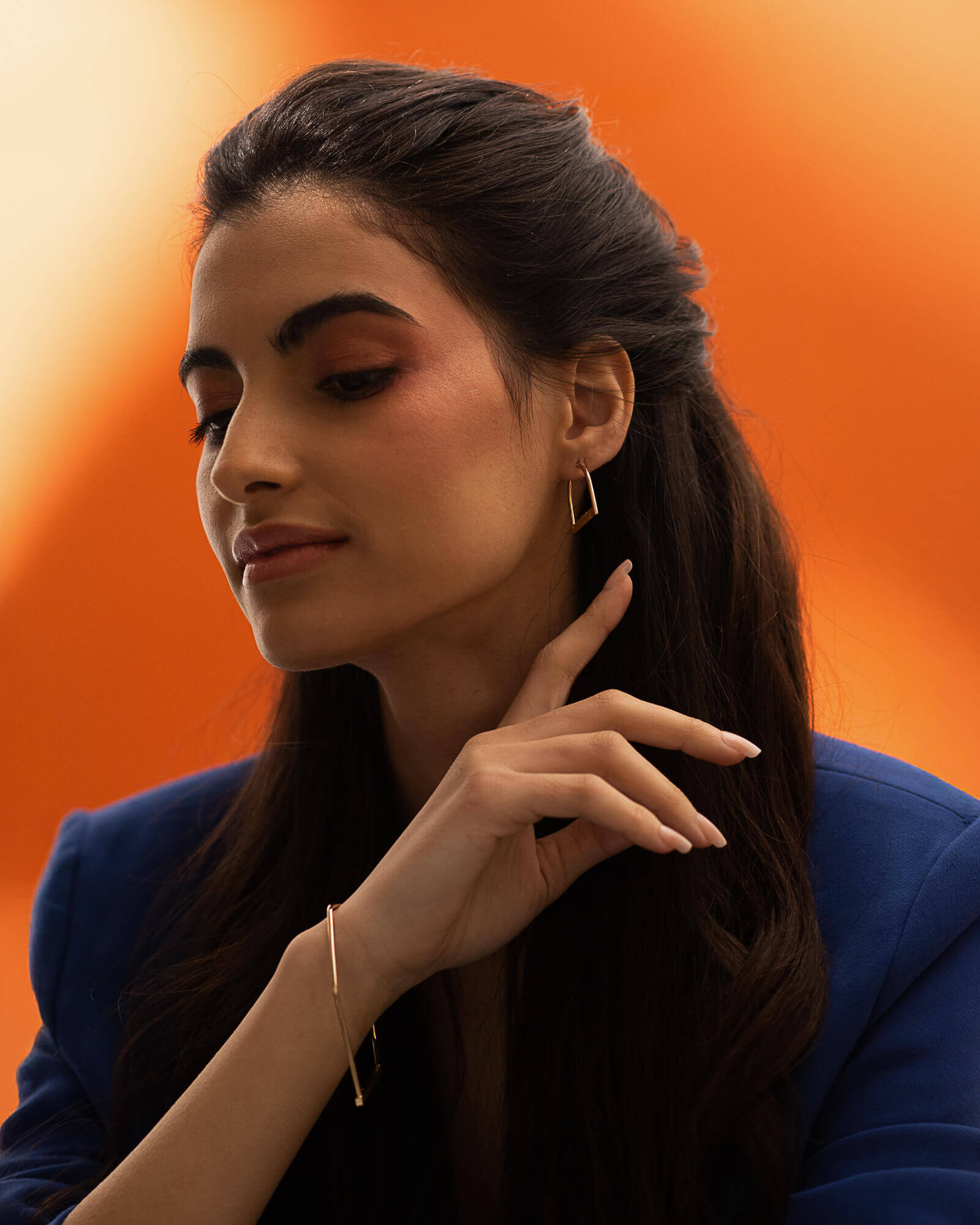 boucles d'oreilles minimalistes par une designer du Québec