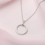 collier minimaliste cercle torsadé - Lidia