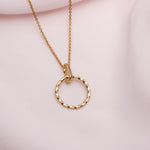 collier réversible fabriqué à Montréal - Lidia