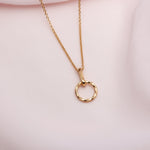 petit collier cercle réversible - Lidia
