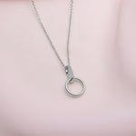 petit collier cercle réversible - Lidia