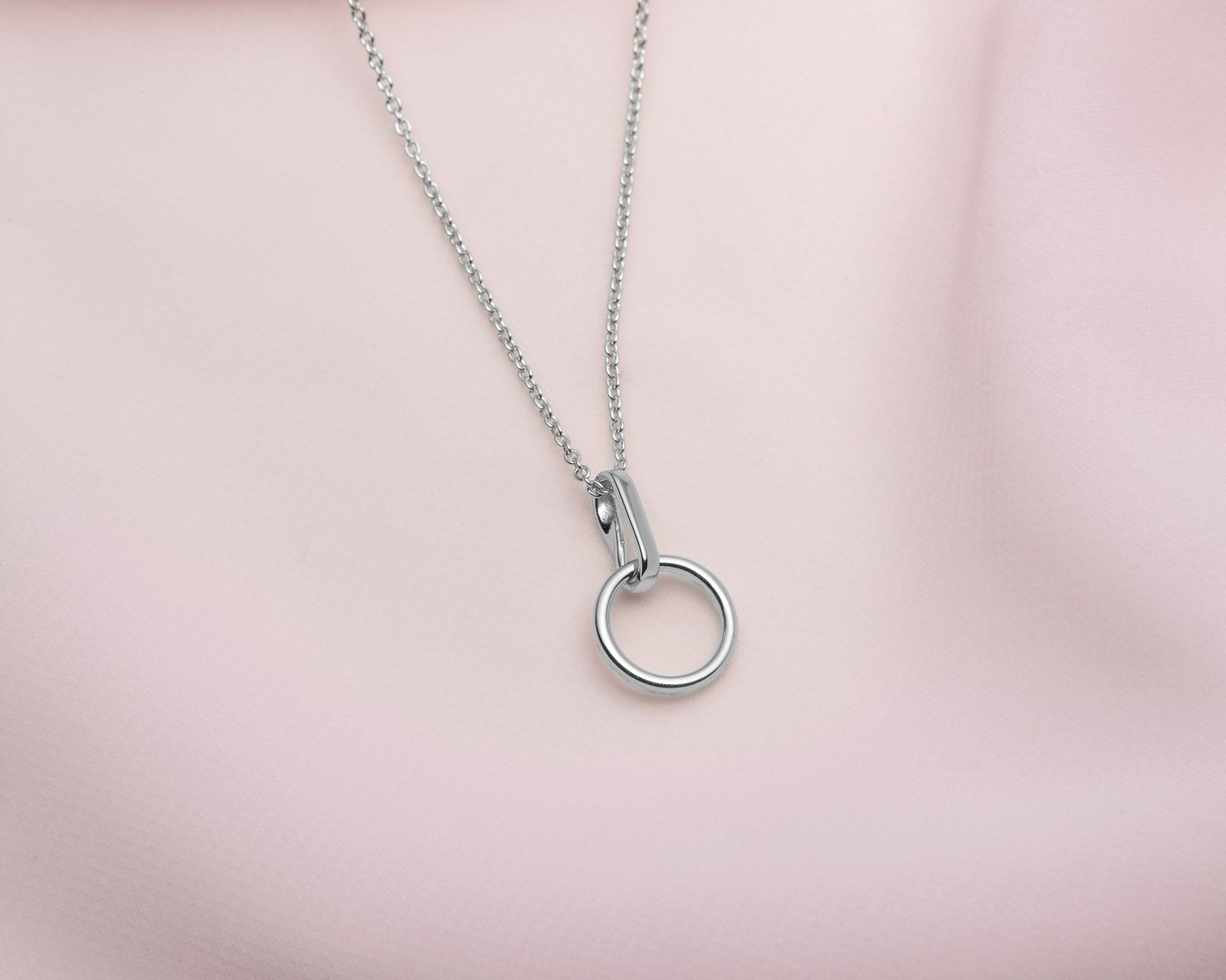 petit collier cercle réversible - Lidia