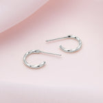 petites créoles en argent sterling - Lidia