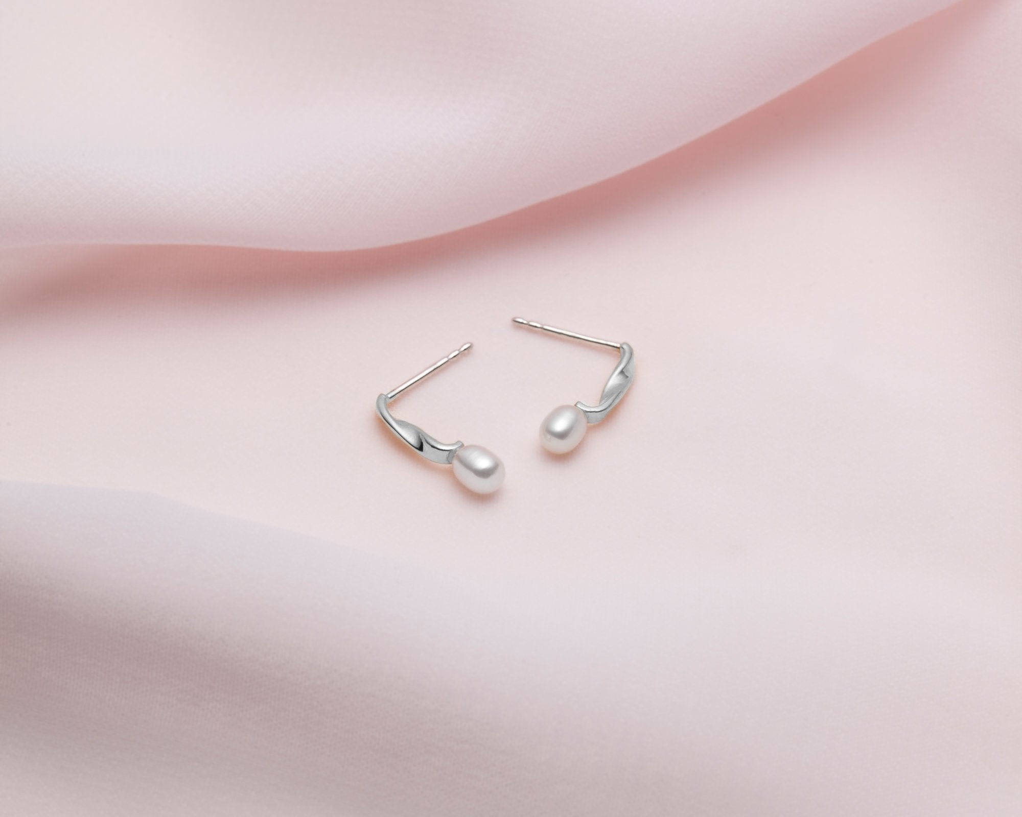 boucles d'oreilles barres avec perles - Lidia