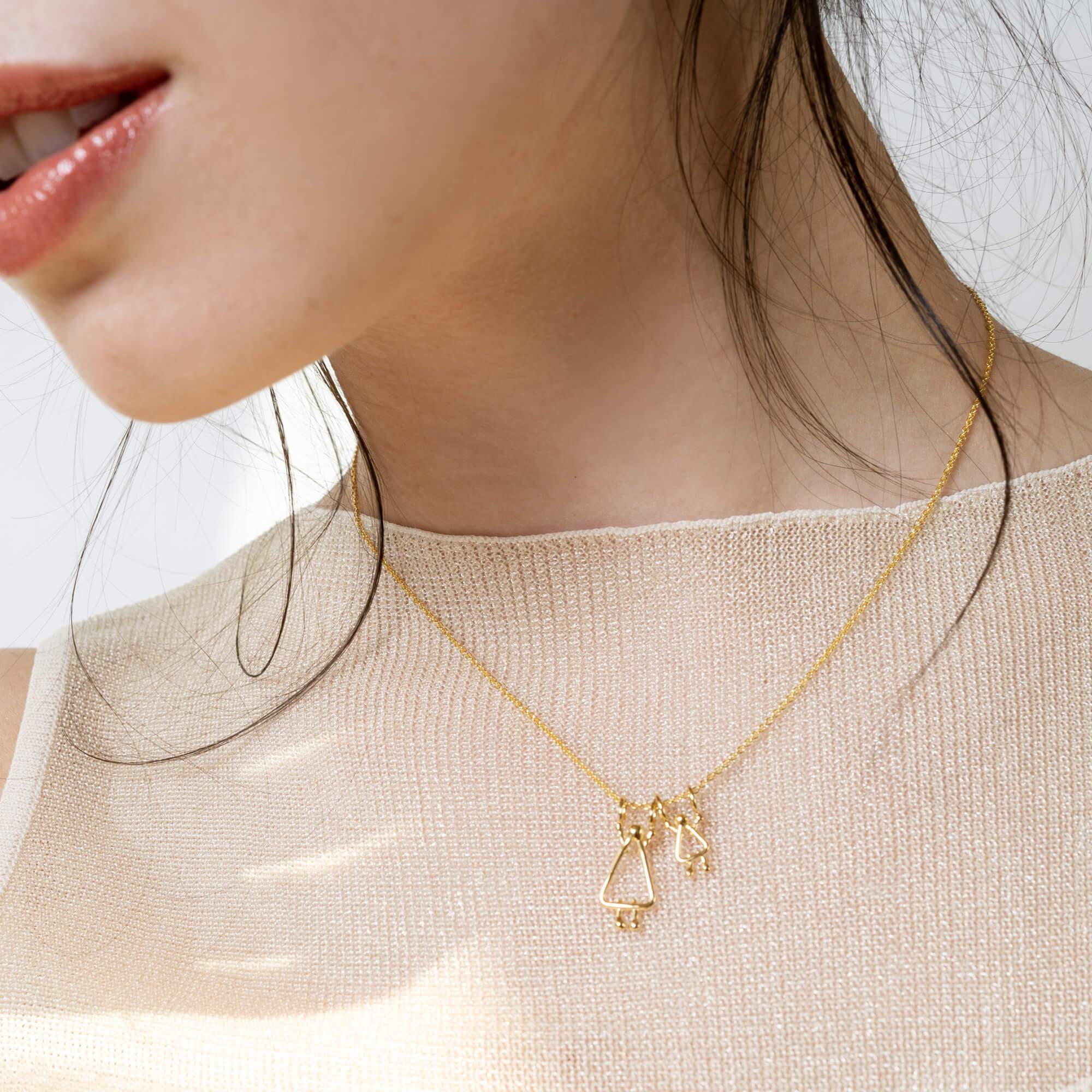collier minimaliste fille en argent - Lidia