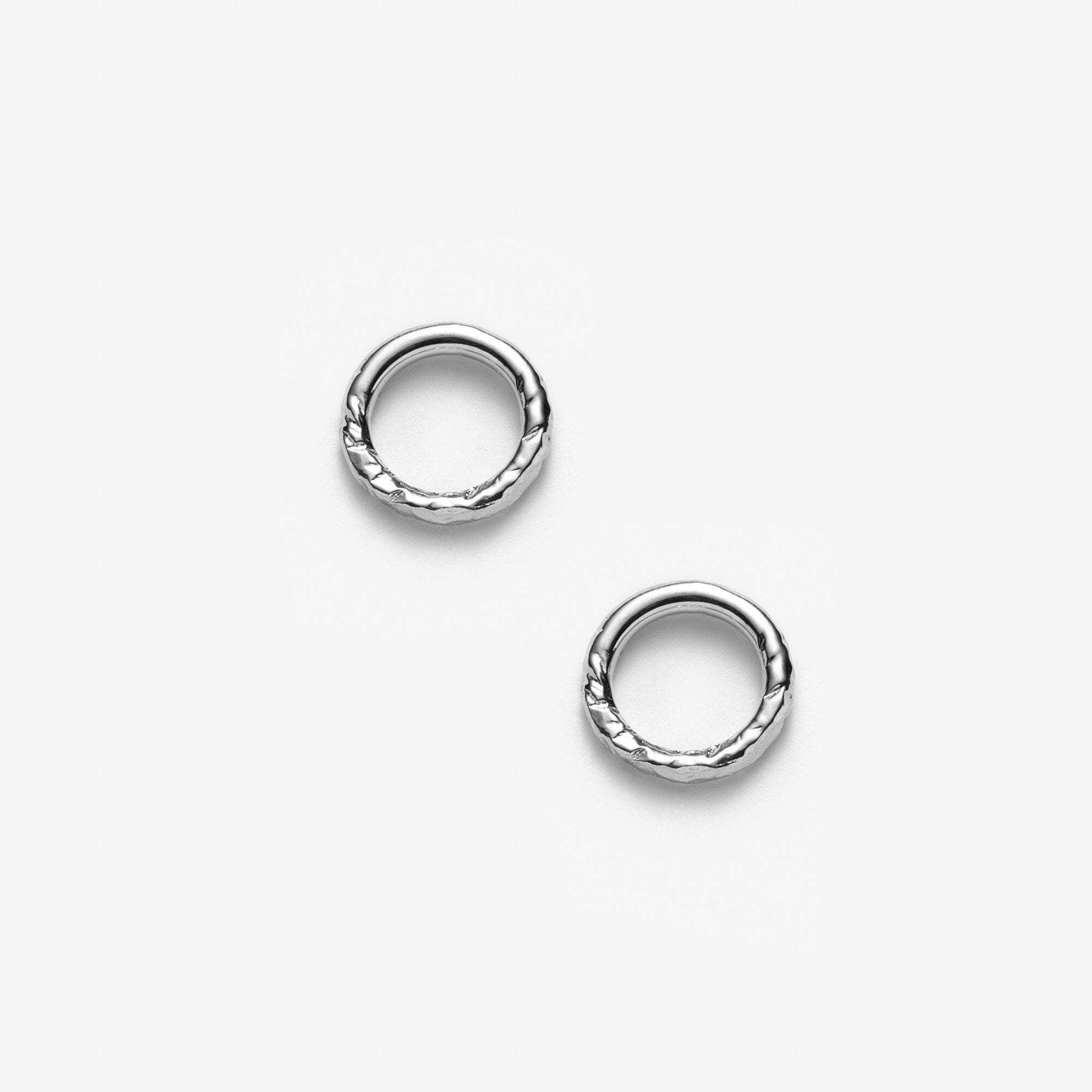 Laure - Boucles d’oreilles circulaires avec perle d’eau douce - Lidia