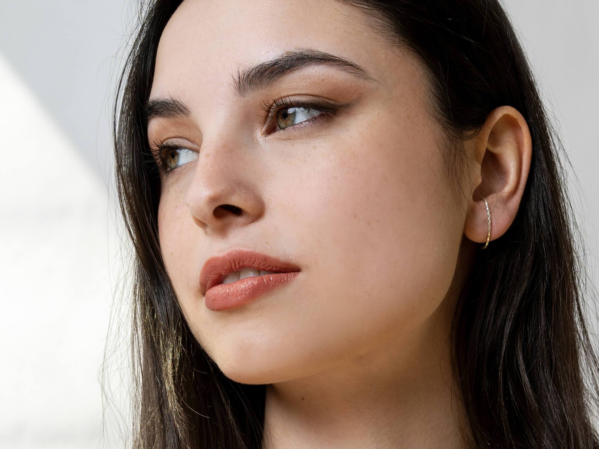 boucles d'oreilles suspenders en argent - Lidia
