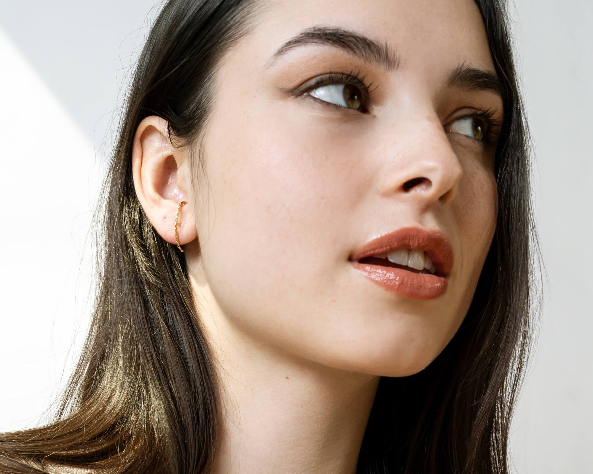 boucles d'oreilles suspenders en argent - Lidia