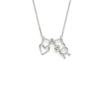 collier coeur et chien - Lidia
