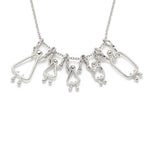 Collier famille personnalisé en or 14k - Lidia