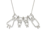 collier minimaliste en or pour maman de 2 garçons - Lidia