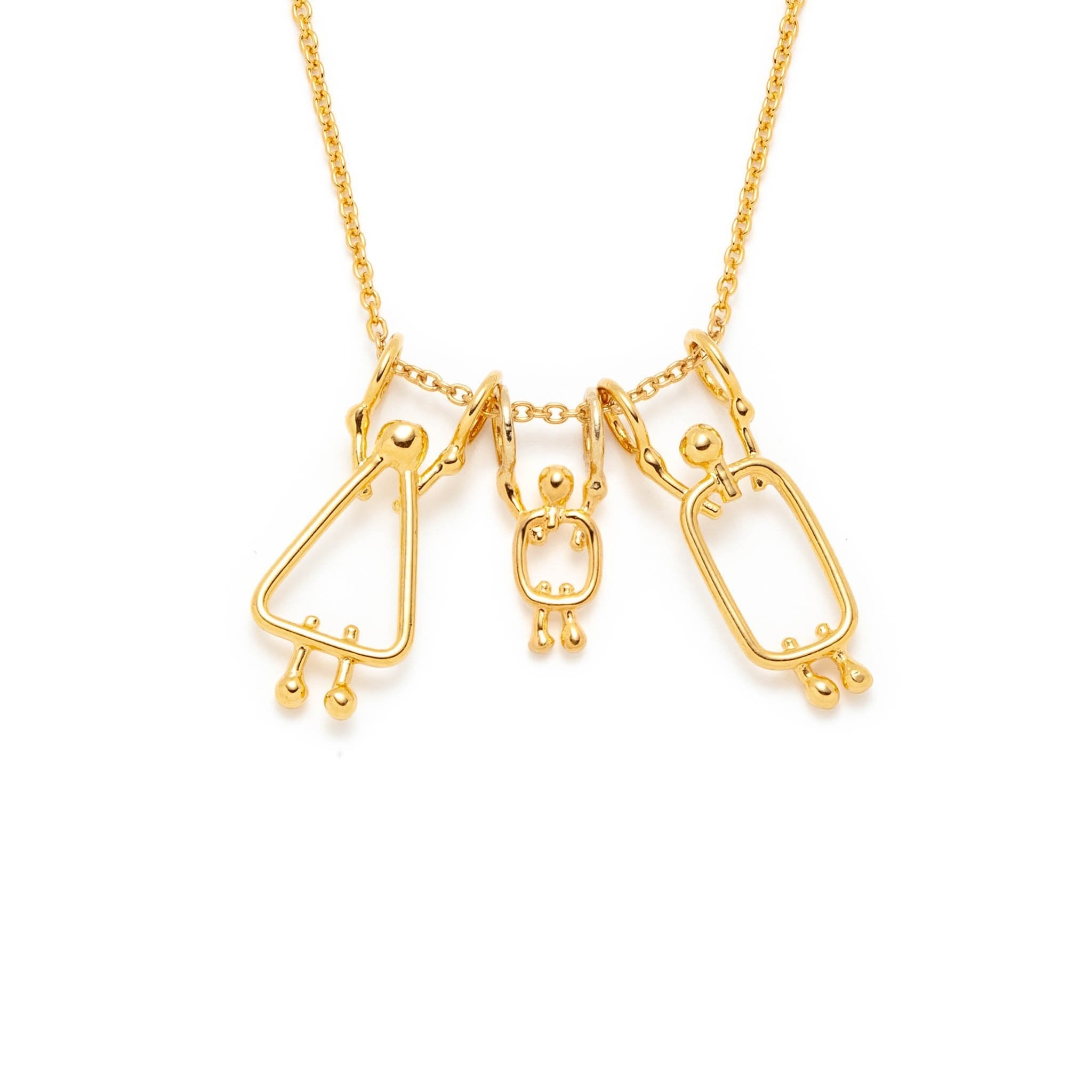 collier pour maman d'un garçon fait au Québec en or massif 14k - Lidia