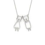 collier maman et papa - Lidia