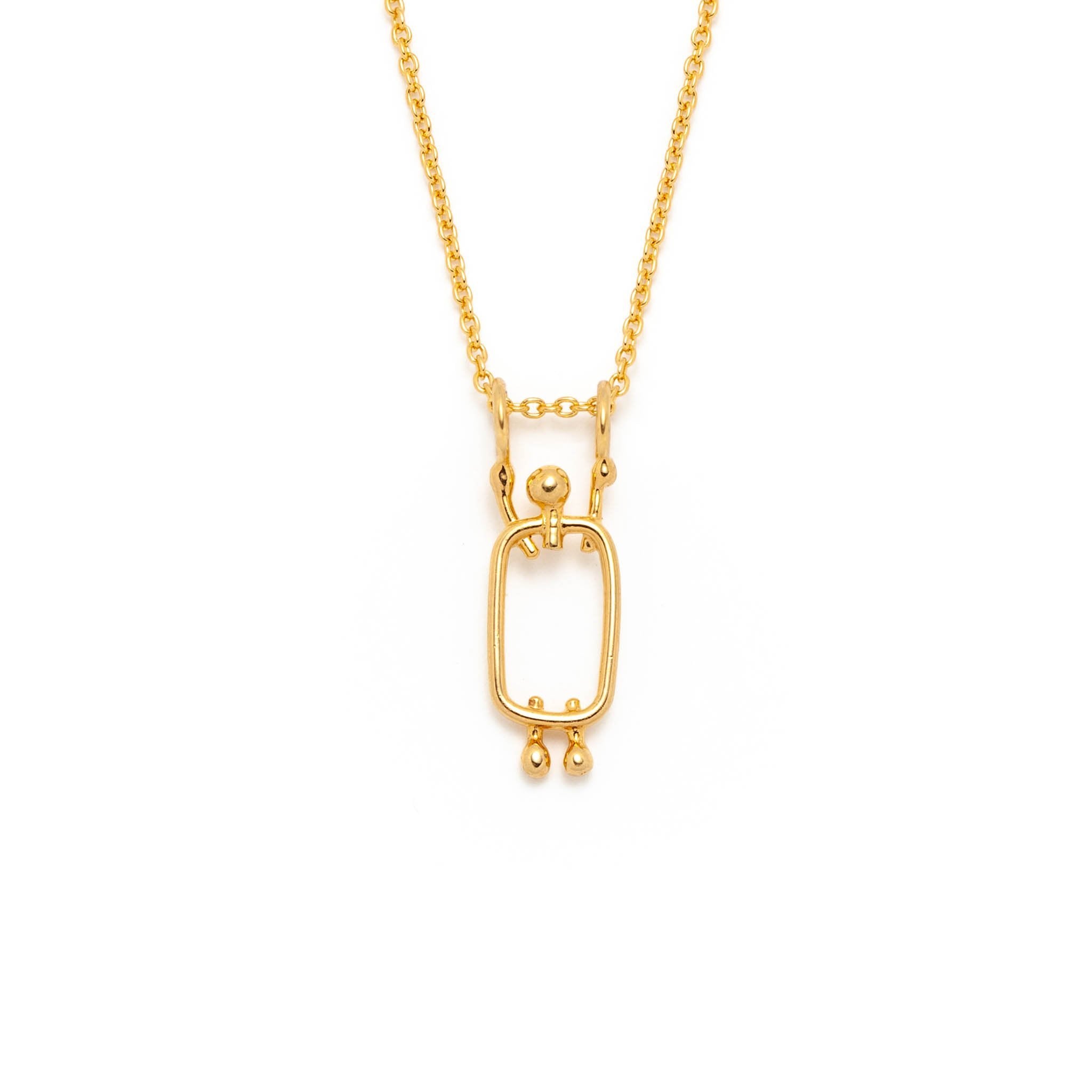 collier délicat en argent papa - Lidia