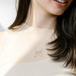 Collier famille personnalisé en or 14k - Lidia