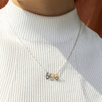 collier minimaliste coeur en argent - Lidia