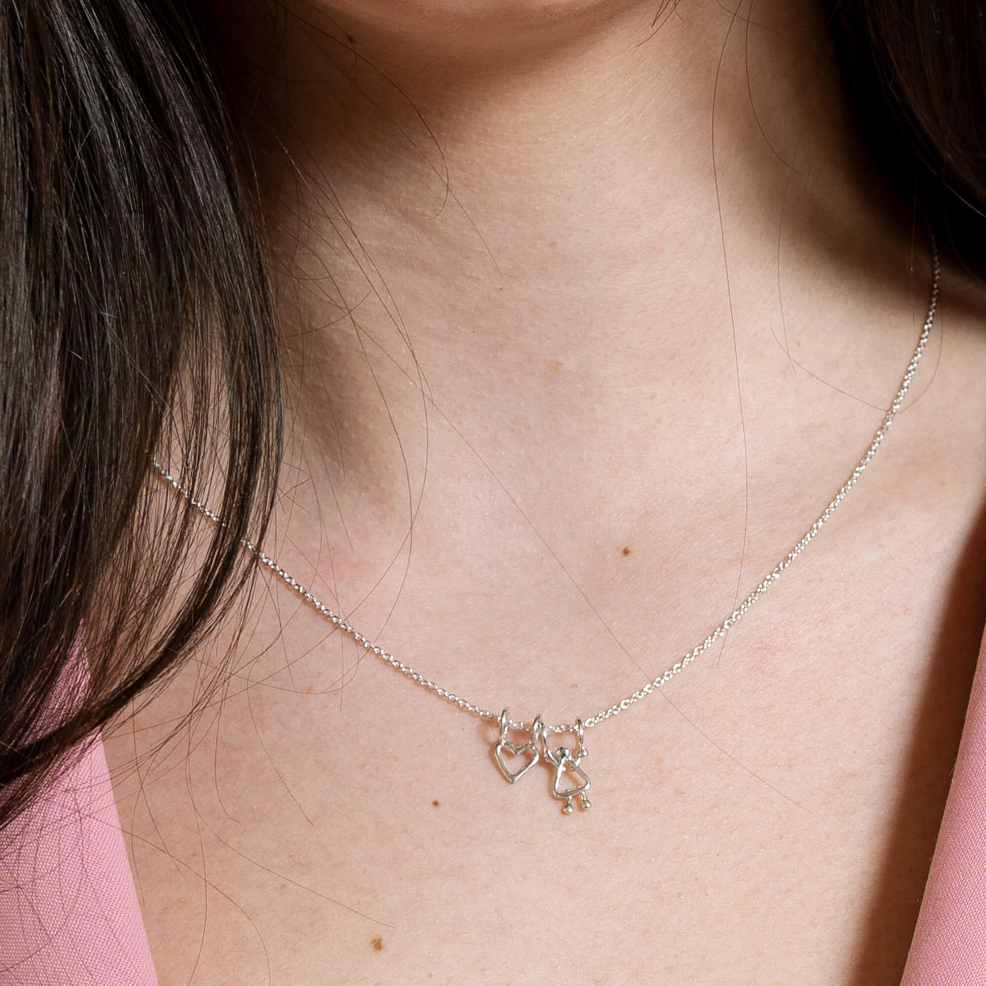 collier minimaliste fille en argent - Lidia