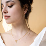 collier en argent coeur et garçon - Lidia