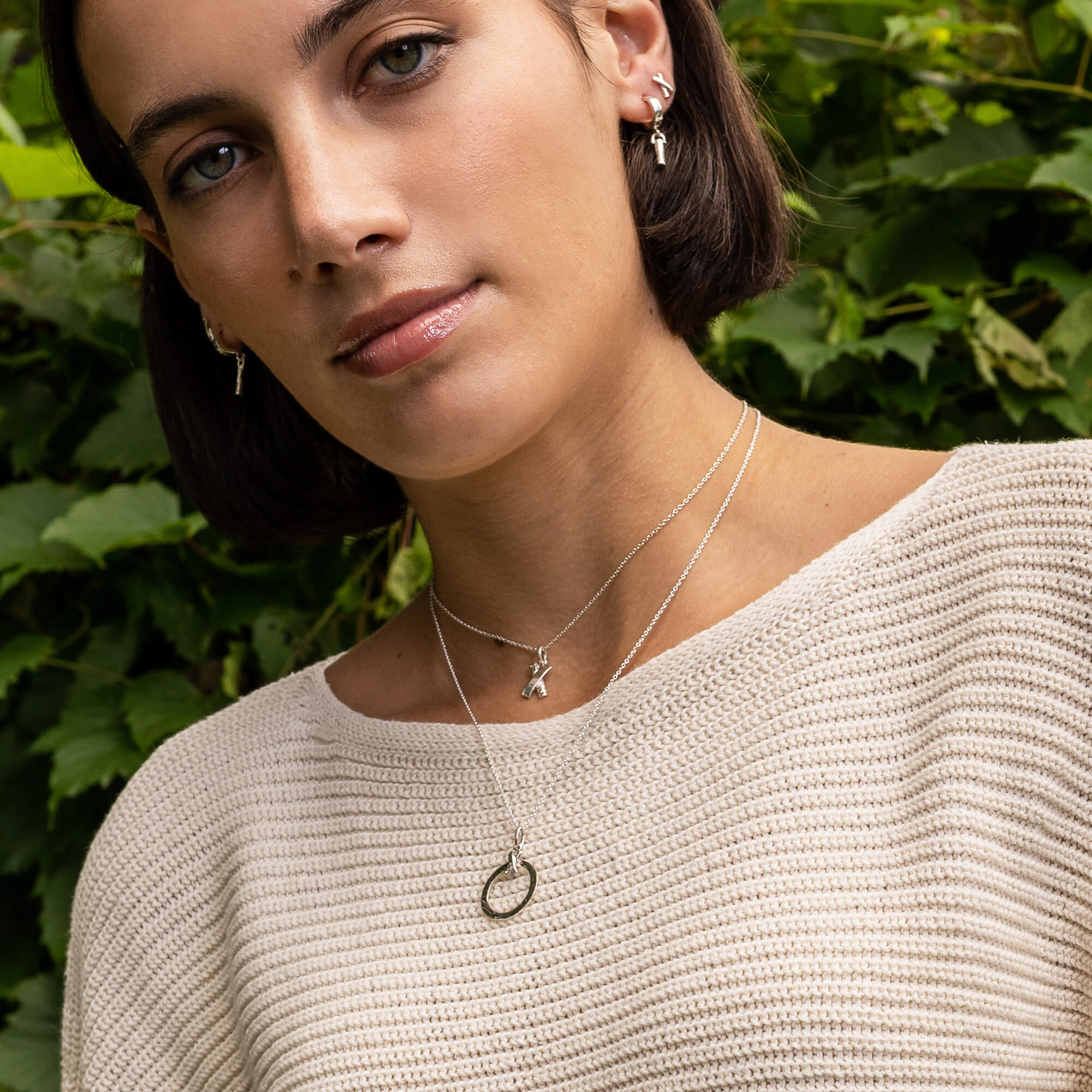 Loyale - Collier avec pendentif en forme de X - Lidia