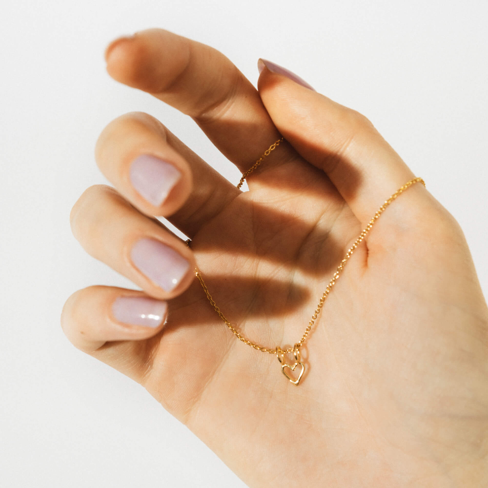 collier minimaliste coeur en argent - Lidia