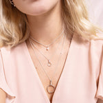 petit collier cercle réversible - Lidia