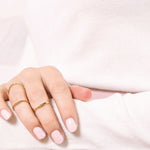 bague twist empilable - Lidia