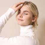 ear jackets avec perles blanches - Lidia