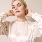 collier réversible fabriqué à Montréal - Lidia