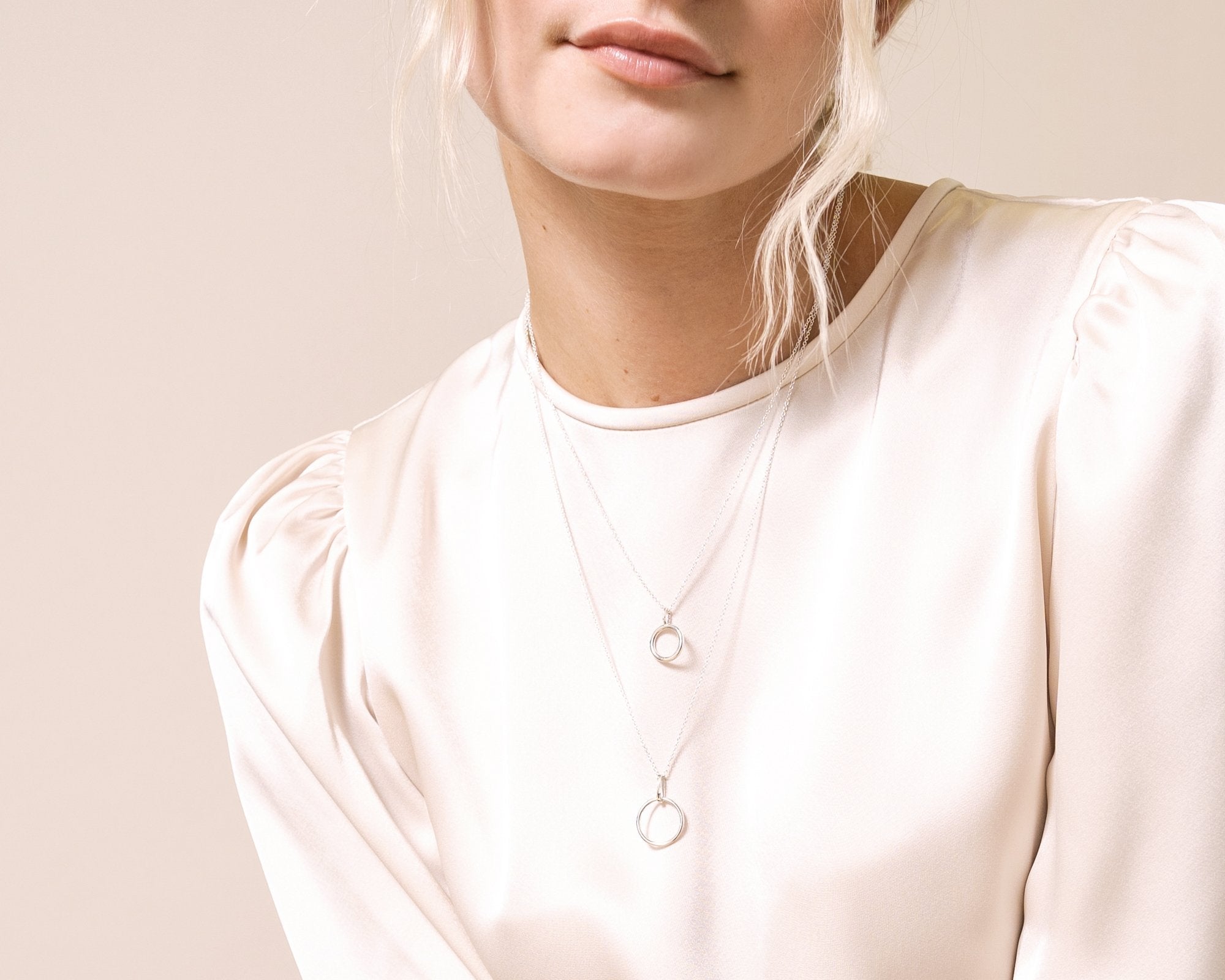 collier réversible fabriqué à Montréal - Lidia