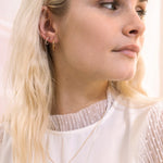 petites créoles en argent sterling - Lidia