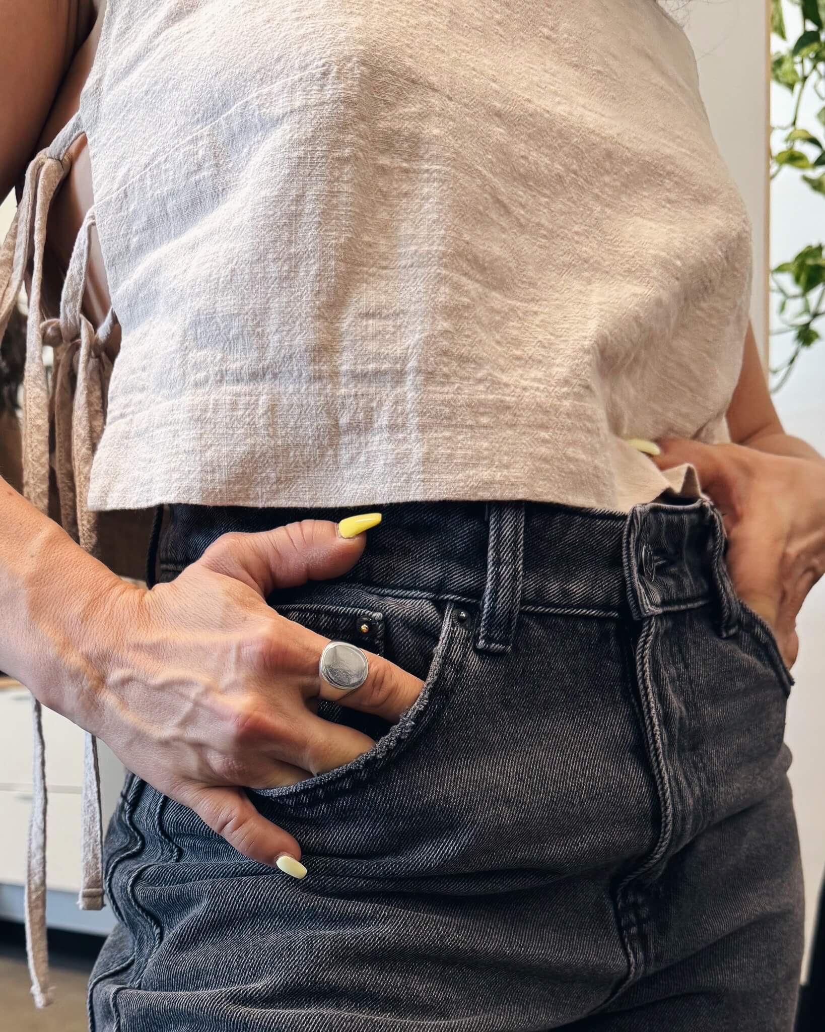 Mckenna – Bague signet en 925 fabriquée au Québec - Lidia