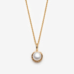 collier perle blanche minimaliste - Lidia