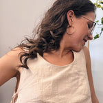 Émilie - Grands anneaux d’oreilles ondulés fait au Québec - Lidia