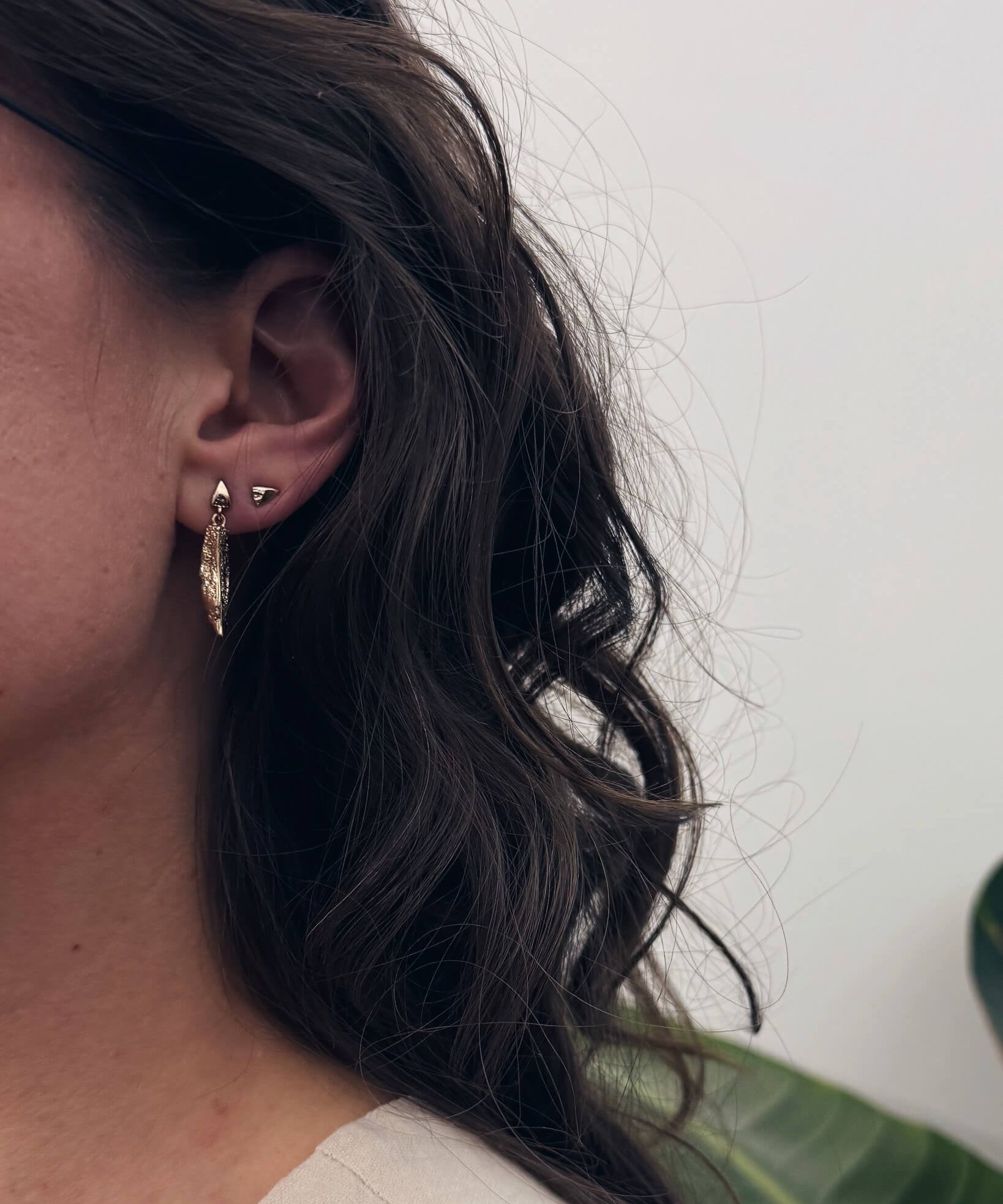 J’ai une banane dans l’oreille – Boucles d’oreille pendantes faites à la main - Lidia