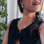 Double Dare – Grosses boucles d’oreilles texturées faites à la main - Lidia
