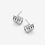 boucles d'oreilles triple anneaux - Lidia