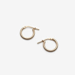 petits anneaux d’oreilles en argent 925 fabriqués à Montréal - Lidia