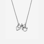 Collier coeur et patte pour l’amoureuse des animaux - Lidia