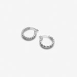 Anneaux torsadés - Boucles d'oreilles or classiques réinventées - Lidia