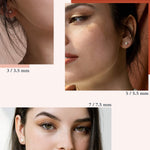 boucles d’oreilles vraies perles d’eau douces offertes en 3 différentes grosseurs