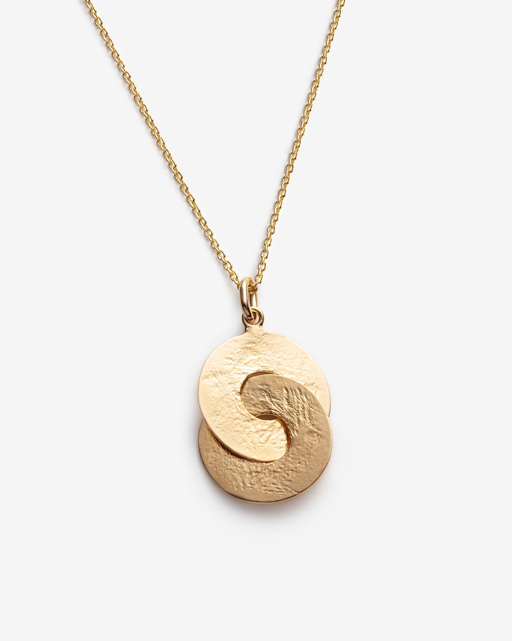 Leader - Chaîne et pendentif avec cercles entrelacés - Lidia