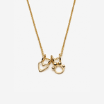 Collier coeur et patte pour l’amoureuse des animaux - Lidia