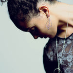 boucles d'oreilles en 3D avec crochets - Lidia