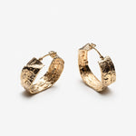 Double Dare – Grosses boucles d’oreilles texturées faites à la main - Lidia