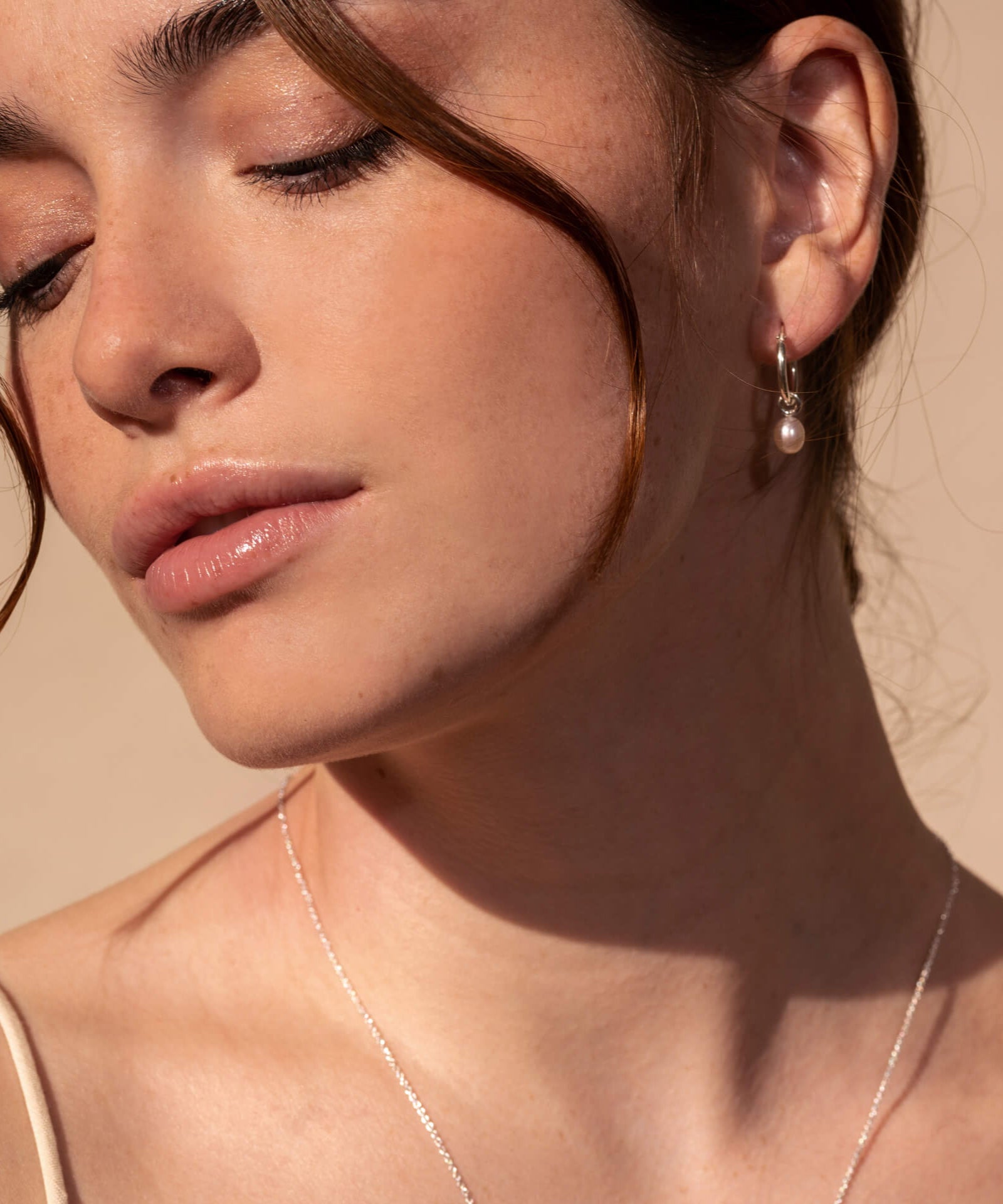 petits anneaux d’oreilles en argent 925 fabriqués à Montréal - Lidia