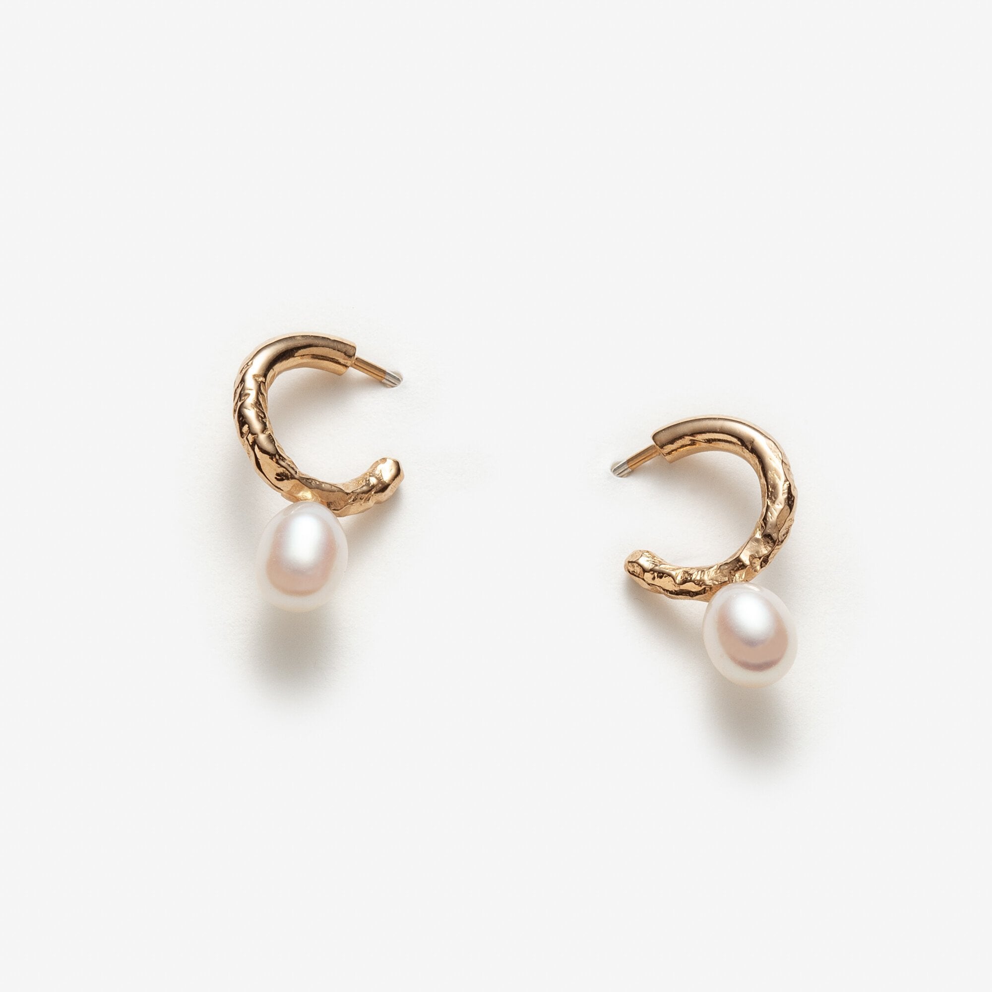 Farah - Boucles d’oreilles minimalistes avec perles - Lidia